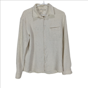 L.O.G.G H&M Men's Button Down Size Large Cream